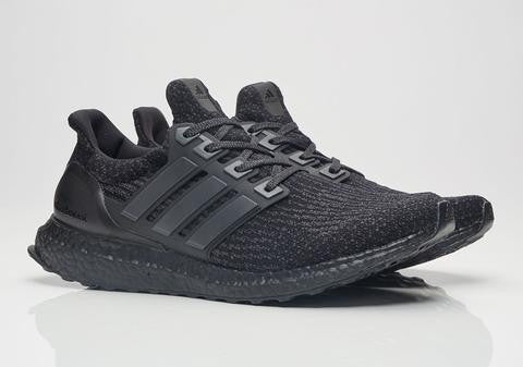 Ultra Boost Triple Black - Lace Swaps - LaceSpace