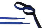 Air Jordan Laces - Two Tone - Black/Blue - Flat Laces - LaceSpace