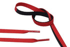Air Jordan Laces - Two Tone - Black/Red - Flat Laces - LaceSpace