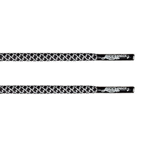 Black/3M Reflective Classic Rope Lace - Rope Lace - LaceSpace