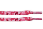 Camouflage Pink Print Laces - Flat Laces - LaceSpace