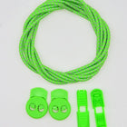 Elastic Lock Laces - Green/3M Reflective - Performance Range - Elastic Laces - LaceSpace