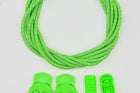 Elastic Lock Laces - Green/3M Reflective - Performance Range - Elastic Laces - LaceSpace