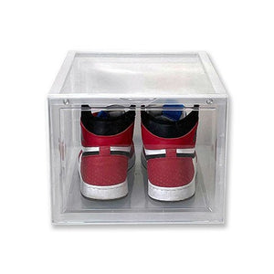 Extra Large - Magnetic Front Door Sneaker Display Cases | Clear - 10 Pack - Sneaker Case - LaceSpace