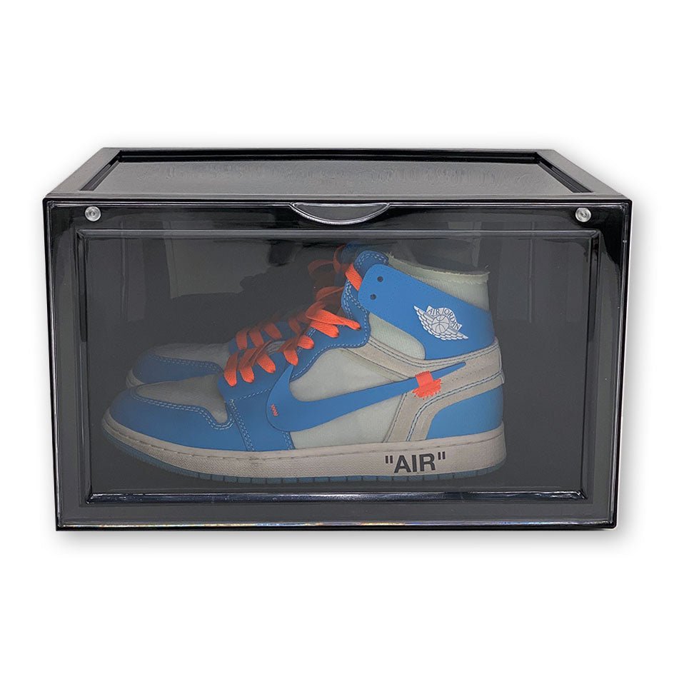 Extra Large - Magnetic Side Door Sneaker Display Cases | Black - 10 Pack - Sneaker Case - LaceSpace