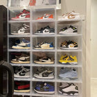 Extra Large - Magnetic Side Door Sneaker Display Cases | Clear - 10 Pack - Sneaker Case - LaceSpace