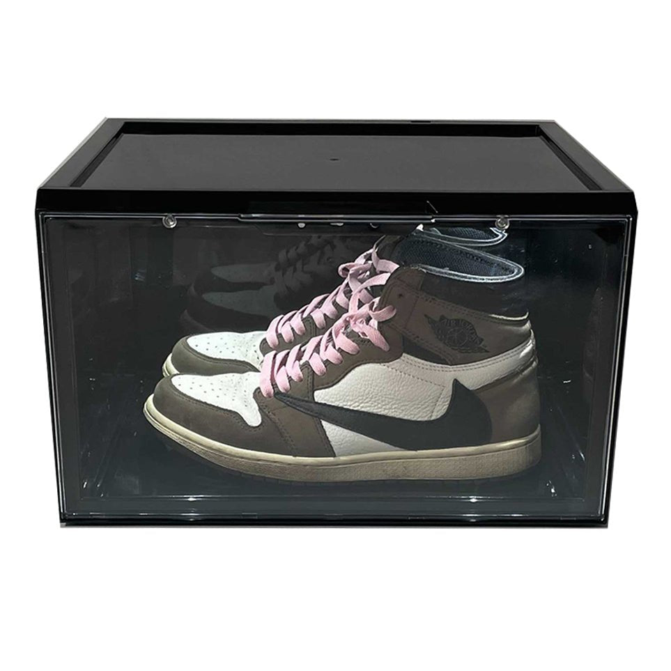 LED Light Up Sneaker Display Cases - Black - Sneaker Case - LaceSpace