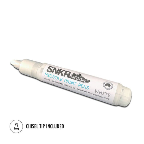 Midsole Paint Marker - White | SNKROLOGY Made in Australia - Sneaker Paint - LaceSpace