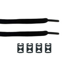 "No Tie" Elastic Laces - Black - Elastic Laces - LaceSpace