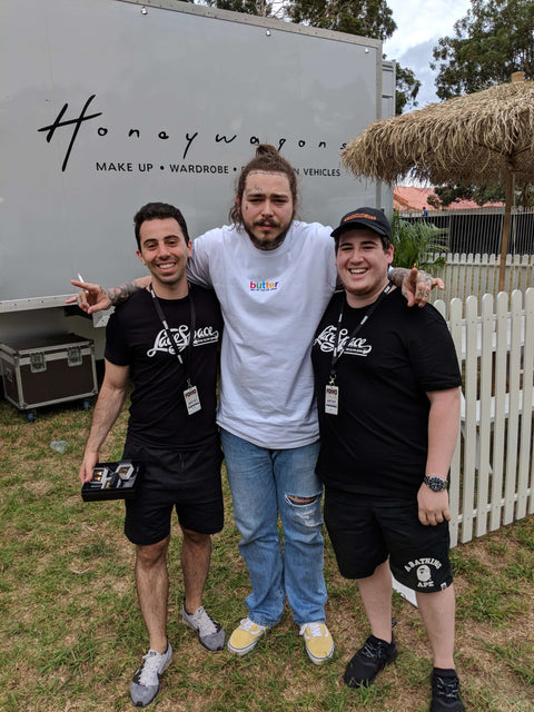 Post Malone's personal custom engraved dubraes - LaceSpace