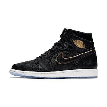 Release News: Nike Air Jordan 1 Retro High OG - Black, Gold & White - LaceSpace