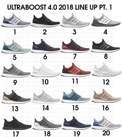Ultra Boost 4.0 Roster - Get Your Lace Swaps Ready for 2018 - LaceSpace