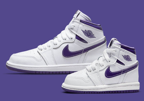 Where to Buy Nike Air Jordan 1 Court Purple Shoelaces - LaceSpace