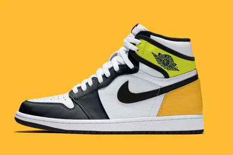 Where to get shoelaces for the Air Jordan 1 Retro High OG Volt/University Gold AJ1 - LaceSpace