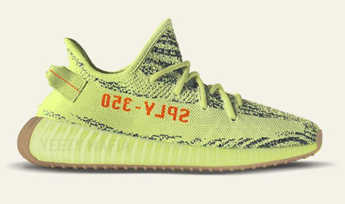 Yeezy 350 V2: Semi Frozen Yellow - LaceSpace