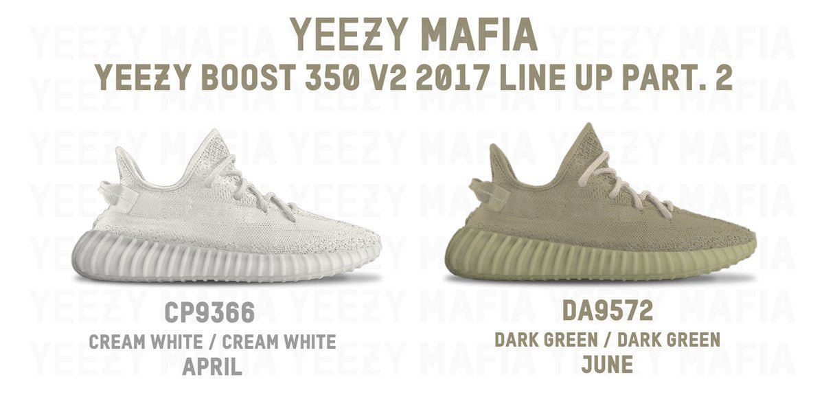 Yeezy Boost 350 V2 - Khaki Green on 24 June 2017 - LaceSpace