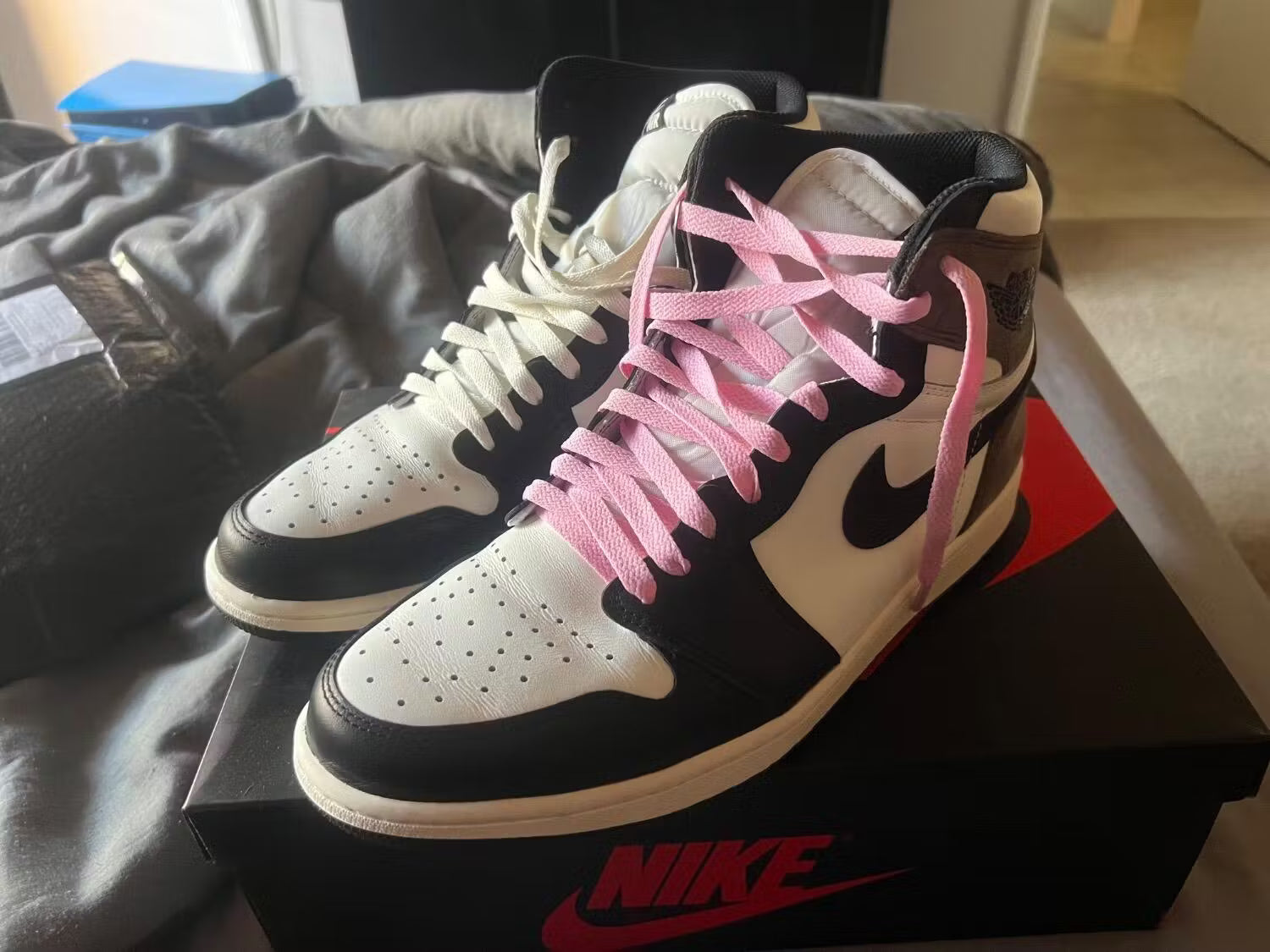 Air Jordan Flat Replacement Laces - Light Pink (Inspired By Travis Scott Collab)