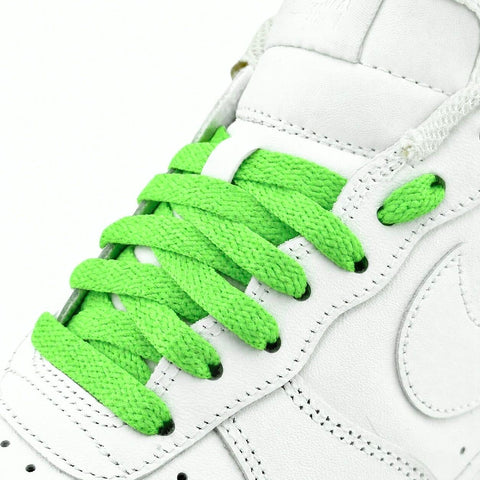 Green Flat Laces - Essentials Collection