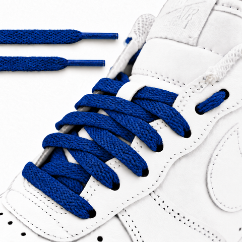 Blue Flat Laces - Essentials Collection