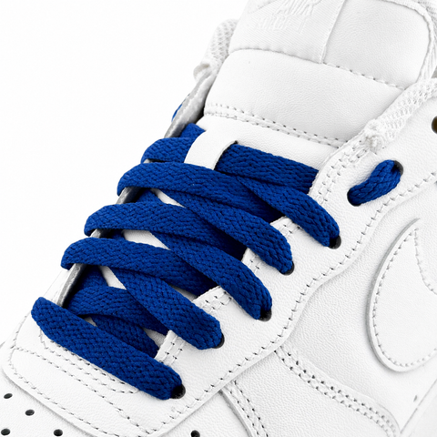 Blue Flat Laces - Essentials Collection