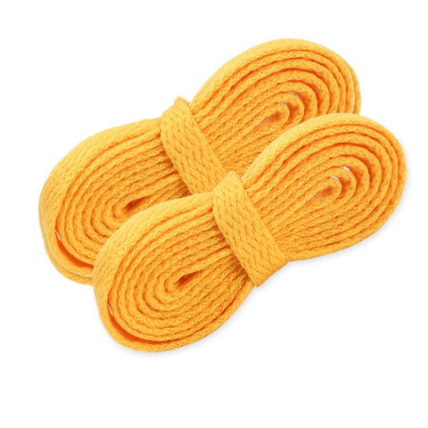 Gold Flat Laces - Essentials Collection