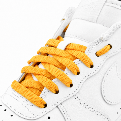 Gold Flat Laces - Essentials Collection