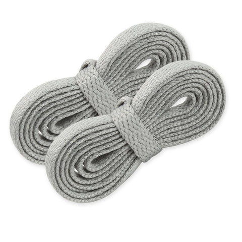 Light Grey Flat Laces - Essentials Collection
