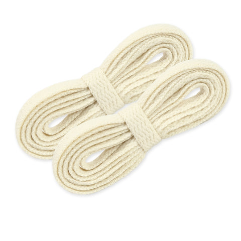 Off White Flat Laces - Essentials Collection