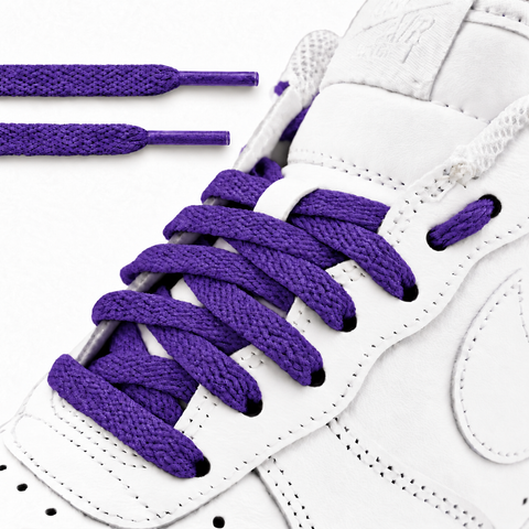 Purple Flat Laces - Essentials Collection