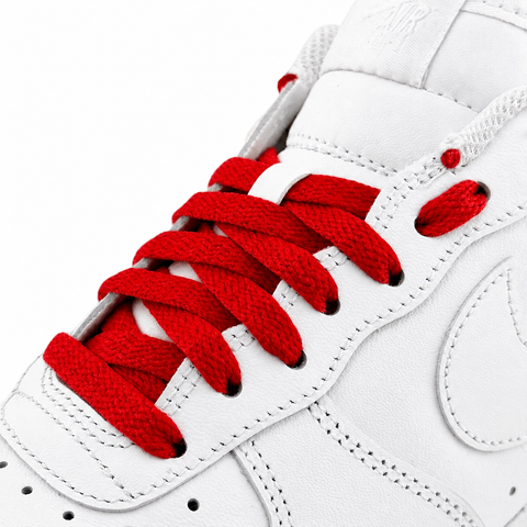 Red Flat Laces - Essentials Collection