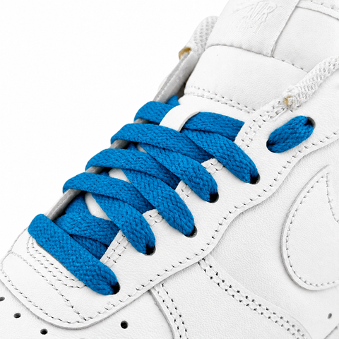Sky Blue Flat Laces - Essentials Collection