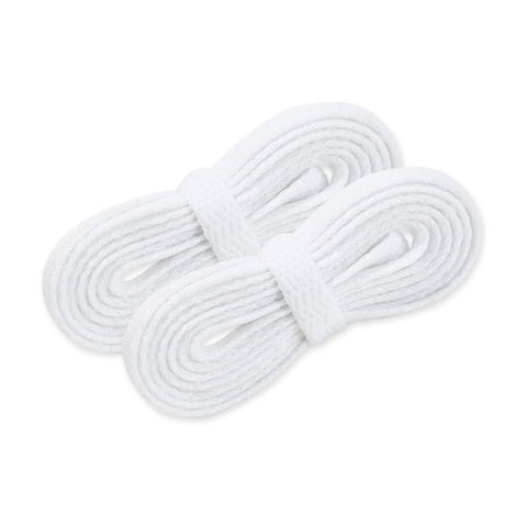 White Flat Laces - Essentials Collection