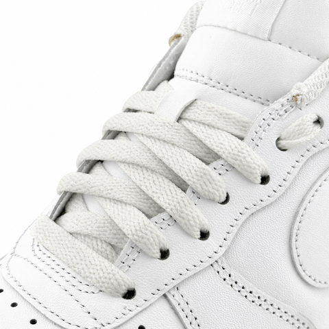 White Flat Laces - Essentials Collection