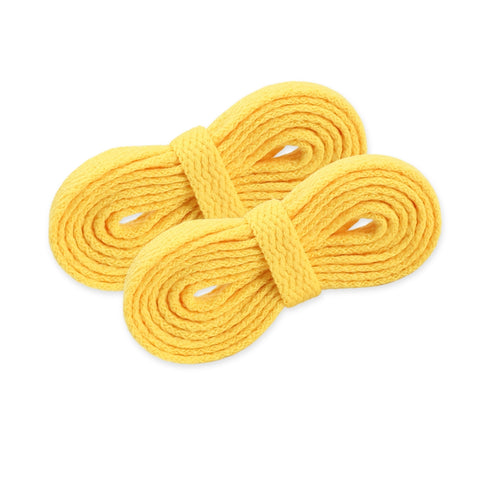 Yellow Flat Laces - Essentials Collection