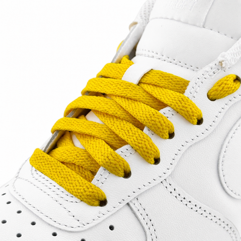 Yellow Flat Laces - Essentials Collection