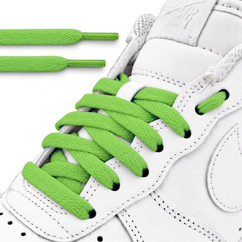 Green Flat Laces - Essentials Collection