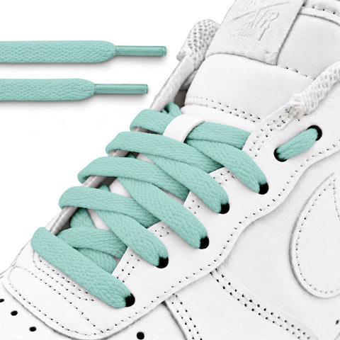 Spearmint Flat Laces - Essentials Collection