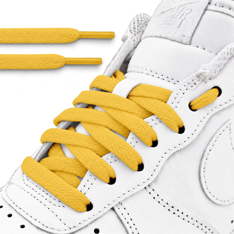 Yellow Flat Laces - Essentials Collection