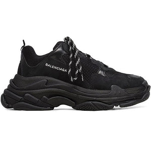 Balenciaga Triple S Replacement Laces - Black & White - Rope Lace - LaceSpace