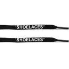 Black - "SHOELACES" inspired by OFF-WHITE x Nike- Flat Laces - Flat Laces - LaceSpace