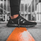 Black - "SHOELACES" inspired by OFF-WHITE x Nike- Flat Laces - Flat Laces - LaceSpace