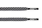 Black/3M Reflective Classic Flat Lace - Flat Laces - LaceSpace