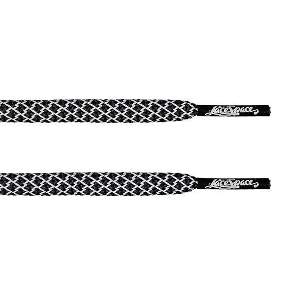 Black/3M Reflective Classic Flat Lace - Flat Laces - LaceSpace