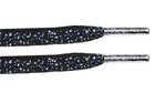 Black/Blue Speckled Flat Laces - Flat Laces - LaceSpace