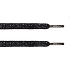 Black/White Speckled Flat Laces - Flat Laces - LaceSpace