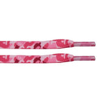 Camouflage Pink Print Laces - Flat Laces - LaceSpace
