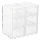 Drop Front Shoe Box Pack of 6 - Shoe Display Boxes - Free Delivery Australia Wide - Sneaker Case - LaceSpace