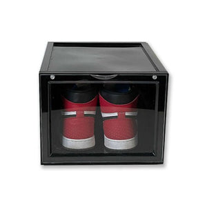 Extra Large - Magnetic Front Door Sneaker Display Cases | Black - 10 Pack - Sneaker Case - LaceSpace