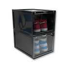 Extra Large - Magnetic Front Door Sneaker Display Cases | Black - 10 Pack - Sneaker Case - LaceSpace