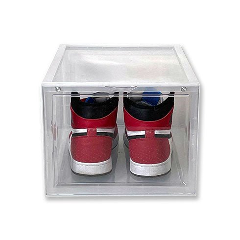 Extra Large - Magnetic Front Door Sneaker Display Cases | Clear - 10 Pack - Sneaker Case - LaceSpace